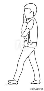 The template prints on one 8.5 x 11 inch page and folds to 4.25 x 5.5 inches (a2 size). Happy Family And Father S Day Child Daughter Kissing And Hugging Dad Continuous Line Drawing Vector Monochrome Drawing By Lines People In The Park Family Concept Happiness In The Everyday Buy This