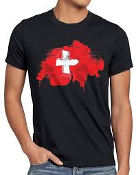 Schweiz flagge schweizer flagge schweizer fahne land fußball flaggen wappen kamm. Style3 Print Shirt Herren T Shirt Flagge Schweiz Fussball Sport Suisse Wm Em Fahne Online Kaufen Otto