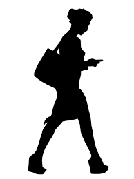 Silhouette of a beautiful stylish woman. Free Stock Photo Of Walking Woman Silhouette Download Free Images And Free Illustrations