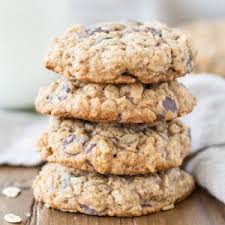 Oatmeal Chocolate Chip Cookies Recipe With No Shortening On Yummly Chewy Oatmeal Chocolate Chip Cookies Chocolate Chip Oatmeal Oatmeal Chocolate Chip Cookies