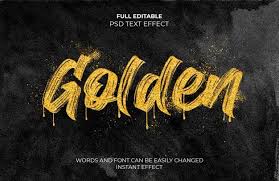 Download Golden Text Effect For Free Text Effects Glitter Text Stylish Text