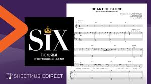 Sheet music store 1 million+ items. Heart Of Stone From Six The Musical Sheet Music Natalie Paris Piano Vocal Youtube