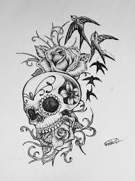 Sugar Skull Tattoo Designs Drawing Tattoo Designs Pattern Skull Butterfly Tattoo Girly Skull Tattoos Candy Skull Tattoo