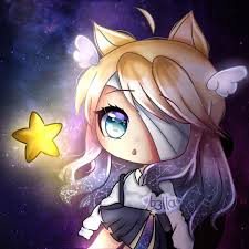 If Only I Could Float Among The Stars Gift Etiys The Oc Belongs To Lilcotton Gacha Lilcottonsetiysu Anime Drawing Styles Chibi Drawings Cute Drawings