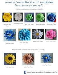 More than 800,000 products make your work easier. Free Templates Tutorials For Making Paper Flowers With Cricut Or Silhouette