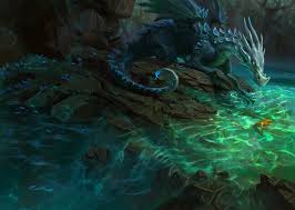 Artstation Dragon And Fish Mike Azevedo Pet Monsters Dragon Life Art