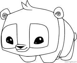 Set up a table outside and keep kids of all ages occupied with these spring pictures to color. Animal Jam Coloring Pages Coloringall