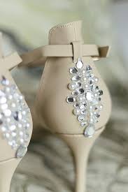 Sparkle On Your Wedding Day With These Diy Rhinestone Heels Diy Wedding Shoes Embellished Wedding Shoes Wedding Shoes
