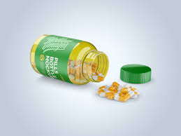 Opened Transparent Bottle With Pills Mockup Free Mockup Free Packaging Mockup Pill Packaging Design Pill Packaging