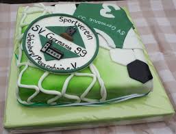 Sv Germania 99 Torte Fussballtorte Fussball Torte Sportverein Torten