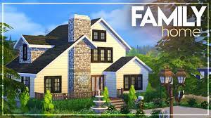 Sims 4 cc houses and lots: 3 Bedroom 2 Bathroom Regular Family Home No Cc The Sims 4 Speed House Build Youtube