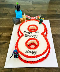 Wesley S Roblox 8th Birthday Number Cake Number Cakes Cake Roblox Birthday Cake