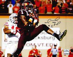 Virginia Tech Vt Hokies Isaiah Ford Signed Autographed 8x10 Photo Osu Jsa Psa Pass 757 Coa Tech History Virginia Tech 8x10 Photo