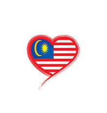 A printable pdf version of the flag is also available. Malaysia Love Flag Vector Images 72