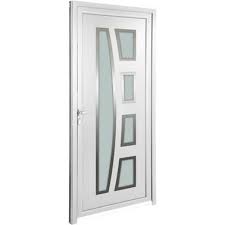 Maybe you would like to learn more about one of these? Porte D Entree Aluminium Blanche Poussant Droit H 215 X L 90 Cm Milano Bricoman