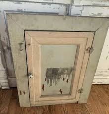 And what could this be.? Vintage Wooden Recessed Mount Medicine Cabinet Cupboard Ebay
