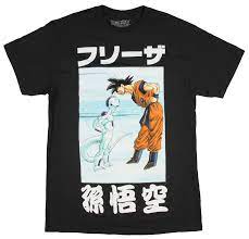 We would like to show you a description here but the site won't allow us. Real Deal Sales Dragon Ball Z Shirt Men S Goku Vs Frieza Staredown Adult T Shirt Large Walmart Com Walmart Com