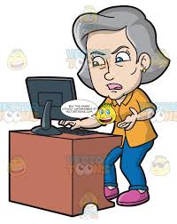 Create a hilarious caricature of your friends and family using this software with just a few clicks. Cartoon A Mature Woman Gets Angry While Using A Computer Clipart Images