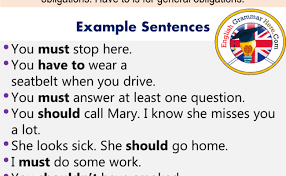 You should be prepared for plenty of examples that go against it. Modals Of Obligation Cute766