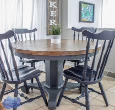 pedestal kitchen table makeover  roots