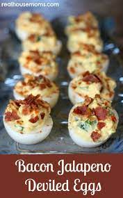 Bacon Jalapeno Deviled Eggs Recipe Food Recipes Yummy Food