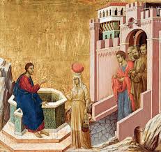 Duccio Di Buoninsegna Cristo E La Samaritana Dalla Predella Smembrata Della Maesta 1308 11 Madrid Museo Thy Duccio Di Buoninsegna Art Google Art Project