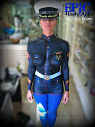 Pin On Body Paint Art