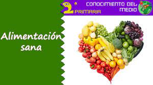 Cono 2º Primaria Tema 2 La Alimentacion Sana Youtube