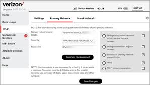 If you have a computer connected by wire to your router, open up the ro. Verizon Jetpack Mifi 8800l Change The Wi Fi Password