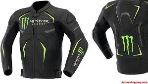 Arrow Monster Energy Leather Motorcycle Sports Jacket Moto Gp 989805 High Quality Leather Jacket Sports Jacket Jackets
