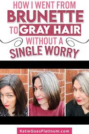 Why I Spent Two Years Letting My Hair Go Gray Transition To Gray Hair Gray Hair Growing Out Grey Brown Hair