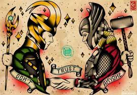 Superhero Americana Tattoo Designs Marvel Tattoos Americana Tattoo Comic Tattoo