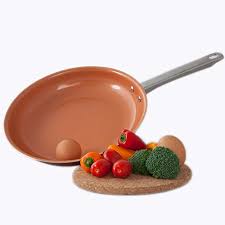Healthy Chef S Copper Frying Pan With Nonstick Coating Induction Frying Pan Oven Safe Copper Fry Pan 8 Inch Copper Frying Pan Non Stick Grill Pan Pan Sizes