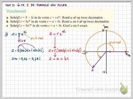 If g is a plane graph with p vertices, q edges, and r faces, then p − q + r = 2. Getal En Ruimte Vwo D 16 Vk C De Formule Van Euler Youtube