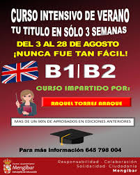 Clases presenciales para niños, jóvenes y adultos, curso online, inmersiones en españa, inmersiones en el extranjero, clases 24 horas al día en vaughan radio y mucho más. Curso Intensivo De B1 Y B2 De Ingles En Verano Del 3 Al 28 De Agosto De 2020 En Mengibar Ayuntamiento De Mengibar