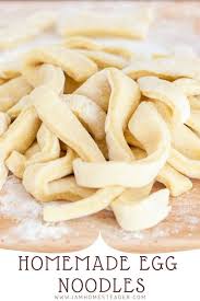 Homemade Egg Noodles Recipe Homemade Egg Noodles Food Recipes Egg Noodles