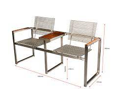 3 kg belastbar bis 75 kg (pro bank) sonnensegel 3 x 3 m hdpe gewebe sitzhöhe: Aus Edelstahl Ihre Bank Im Stilvollen Design Dimaro Design