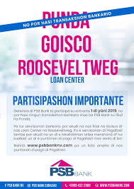 Applying for your personal loans at psb bank. Psb Bank N V Partisipashon Importante Gerensia Facebook