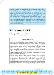 Tulislah hasil simpulanmu tentang ciri fabel pada tabel dibawah ini unsur fabel brainly co id. Buku Siswa Kelas Vii Bahasa Indonesia Pages 201 250 Flip Pdf Download Fliphtml5