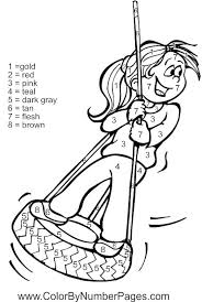 Playground Color By Number Page Fall Coloring Pages Coloring Pages Coloring Pages For Kids