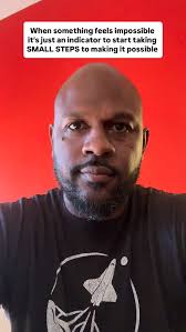 The secret to doing impossible things is Planting TINY SEEDS and taking  TINY actions everyday. Impossible is nothing. You got this. 😉