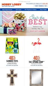 These can be used in conjunction with coupons. Mother S Day Gift Cards Hobby Lobby Email Archive