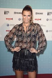 laura wontorra wearing leatherfringedskirt leatherminiskirt leatherskirt http www leathercelebrities com pho leather mini skirts how to wear leather skirt