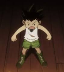 A redraw of a scene i loved from the anime hunter x hunter. Low Quality Gon Hunter Anime Anime Reactions Anime Reaction