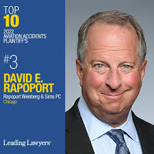 We are pleased to recognize founding partner David Rapoport's listing in  the Top 10 aviation accident attorneys. Congratulations David!