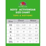 Fruit Of The Loom Fleece Raglan Crewneck Sweatshirt Little Boys Big Boys