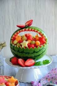 Pin By Kylie Heylen On Snacks Kids Watermelon Basket Food Carving Fruit Carving