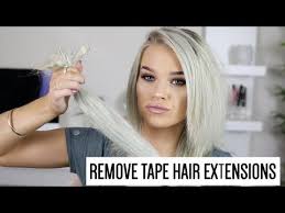How To Remove Tape Hair Extensions Kirstie Roche Youtube Tape In Hair Extensions Hair Extensions Remove Tape In Extensions
