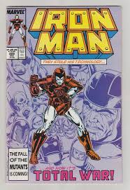 Iron Man Vol 1 225 Comic Book Nm December 1987 Marvel Comics Iron Man Comic Books Iron Man Comic Marvel Comics Covers