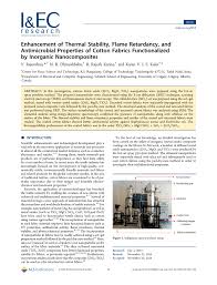 Garena free fire is an action game developed by garena international i private limited. Pdf Enhancement Of Thermal Stability Flame Retardancy And Antimicrobial Properties Of Cotton Fabrics Functionalized By Inorganic Nanocomposites